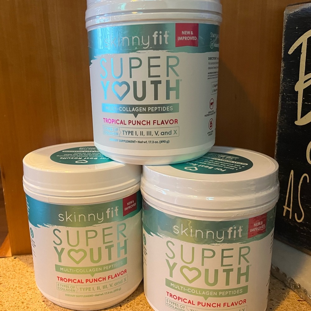 SkinnyFit Super Youth Multi-Collagen Peptides —Tropical Punch